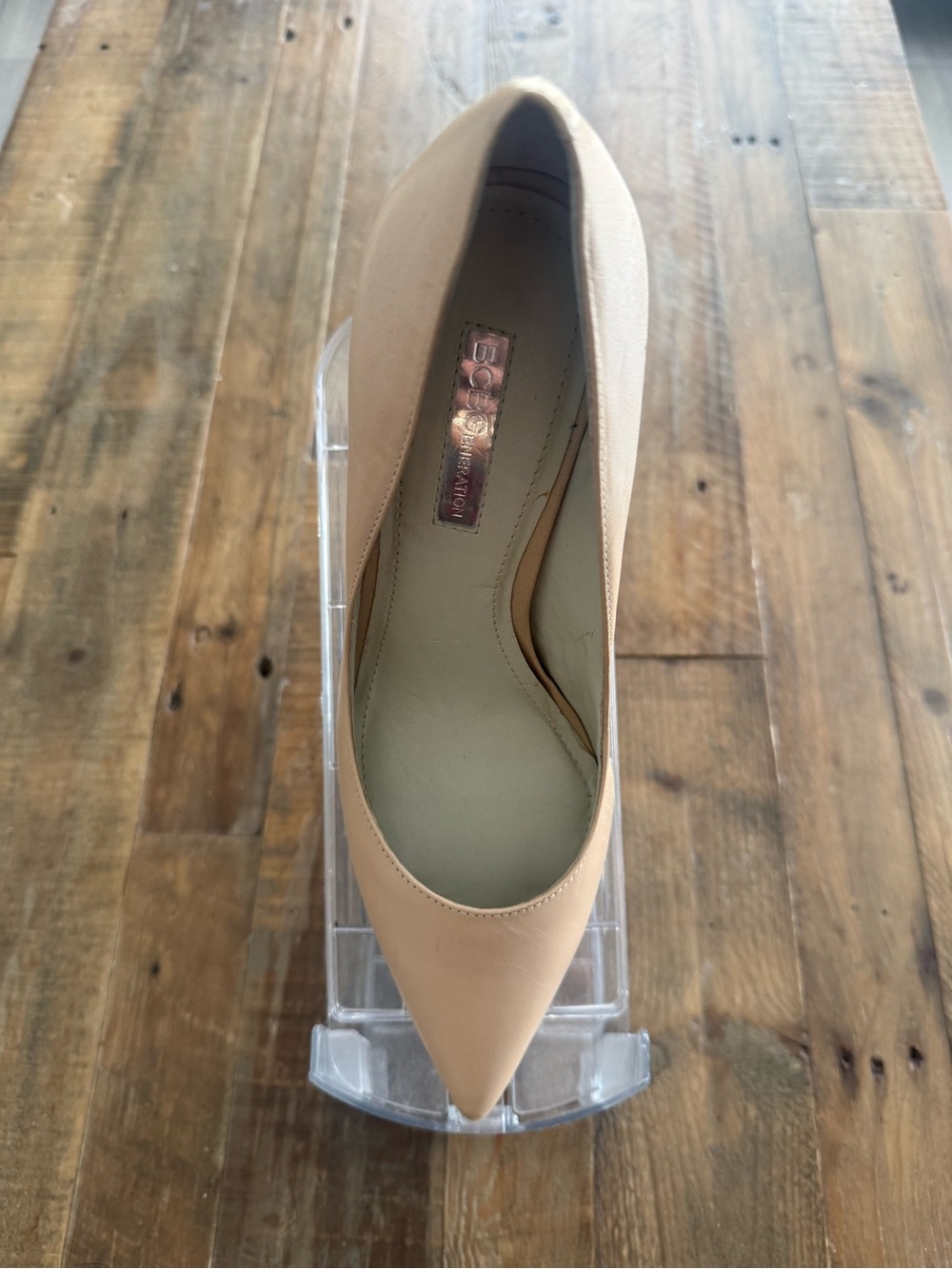BCBG Blush Pointed-Toe Pump